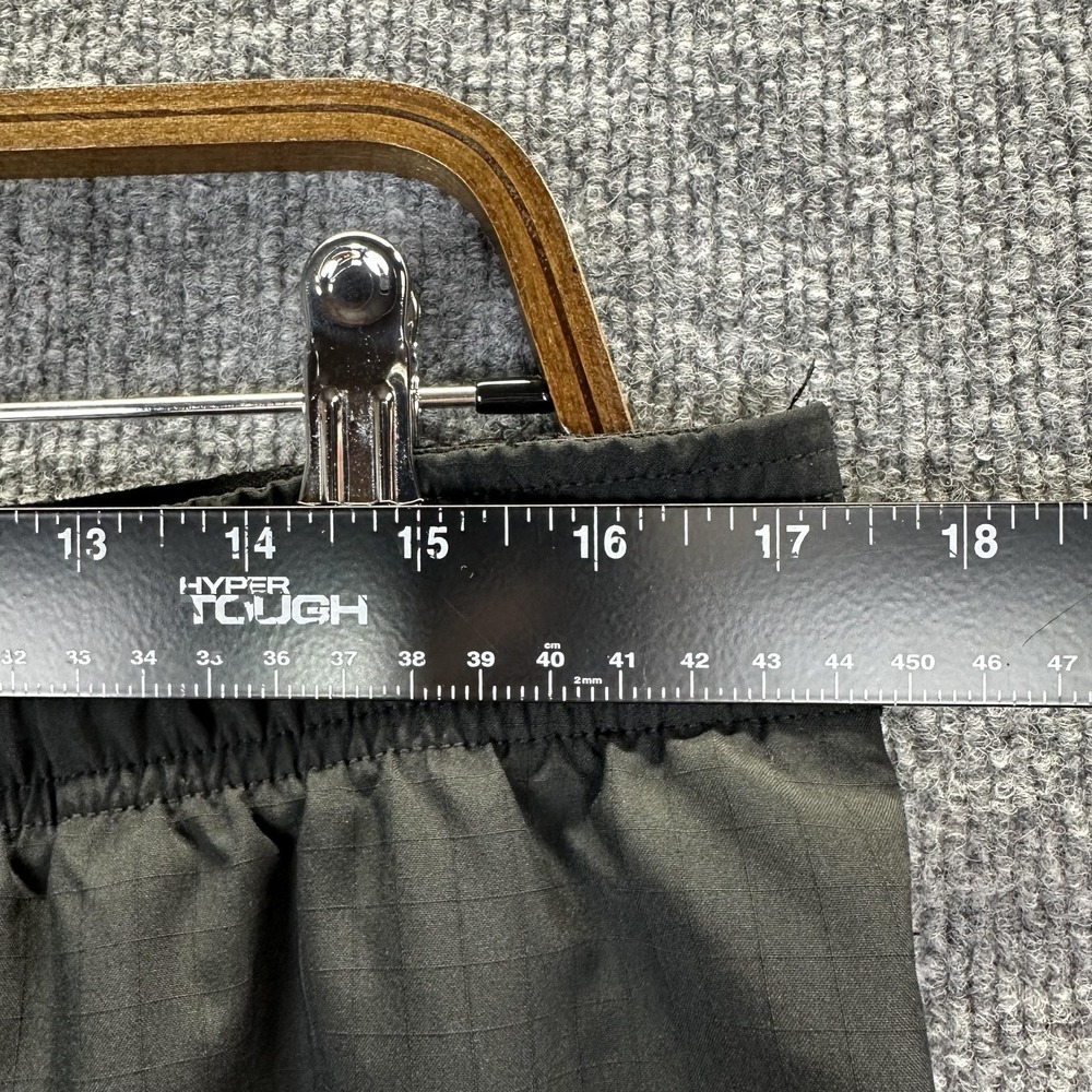 Reebok Track Pants Mens Large Black Cargo Elastic Waist Zip Pockets - Picture 5 of 13